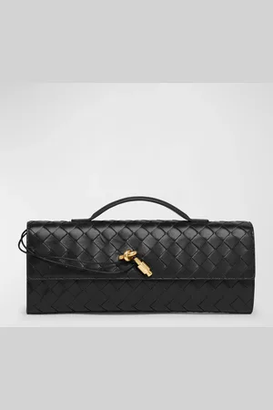 Bottega Veneta Long Andiamo Clutch Bag with Handle