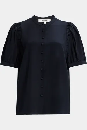 Frame The Silk Gathered Top