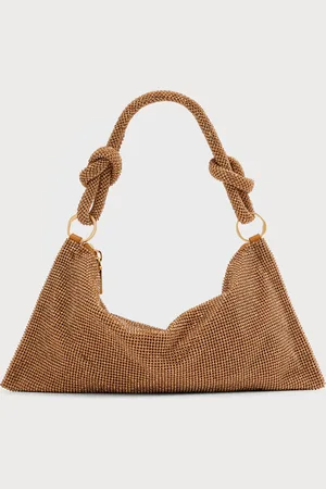 Cult Gaia Hera Nano Knotted Embellished Shoulder Bag