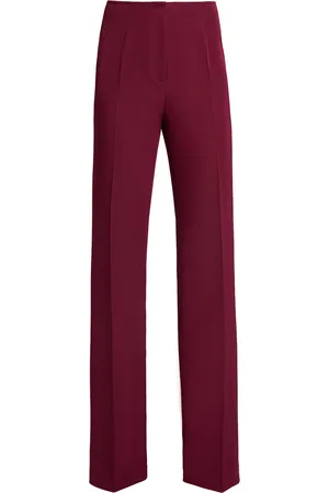 Santorelli Straight-Leg Pants with Slanted Pockets