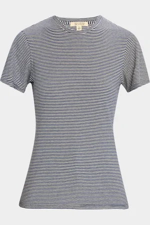 NILI LOTAN Lana Striped Short-Sleeve T-Shirt