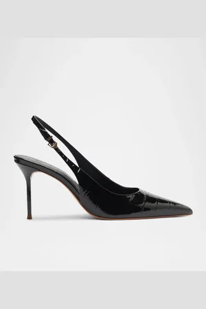 Schutz Paolas Croco Slingback Pumps