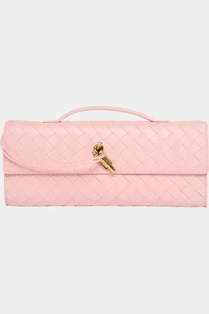Bottega Veneta Long Andiamo Clutch Bag with Handle