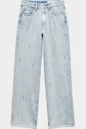 RAG&BONE Shea High-Rise Relaxed Straight Embellished Jeans