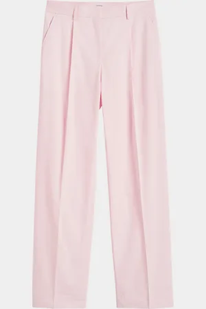 Totême Slant-Pocket Pleated Straight-Leg Cotton Trousers