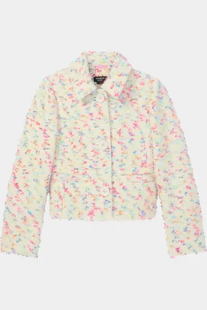Kate Spade Fringed gala tweed jacket