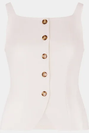 Nicholas Sabina Tailored Button-Down Top