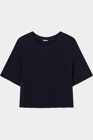 Joseph Ribbed Raglan-Sleeve Top