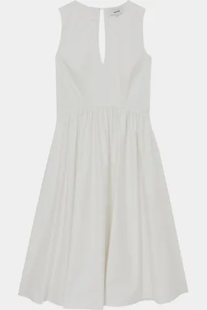 Reiss Liza Sleeveless Cotton Midi Dress