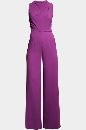 Black Halo Corrine High-Neck Sleeveless Jumpsuit