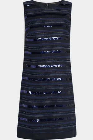 Kobi Halperin Jenae Sleeveless Beaded Linen Mini Dress