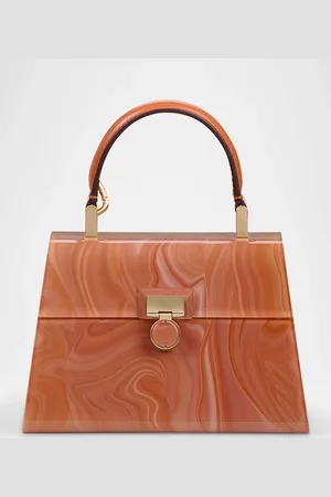Cult Gaia Sybil Nano Marble Acrylic Crossbody Bag