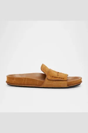 Jacquemus Les Mules Cubisto Leather Slide Sandals