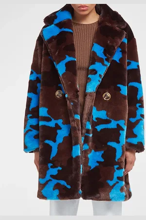 Apparis Jahaira Faux Fur Camo Coat