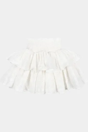Konges Sløjd Lacey Smock Tiered Skirt, Size 9M-10