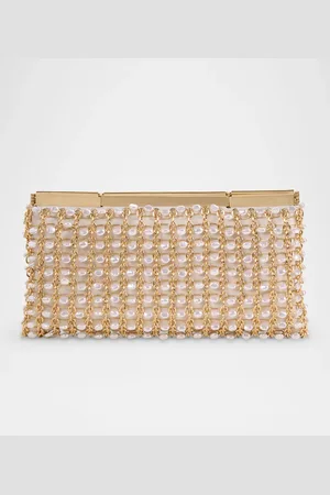 Cult Gaia Felice Pearly Metal Crossbody Bag