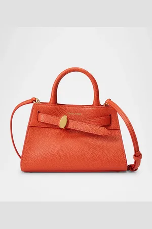 VERONICA BEARD Dash Mini Buckle Leather Crossbody Bag