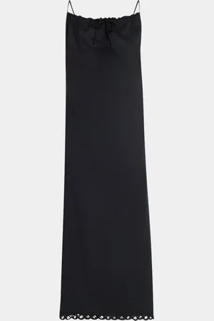 By Malene Birger Elizabeth Lace-Trim Organic Cotton Midi Dress
