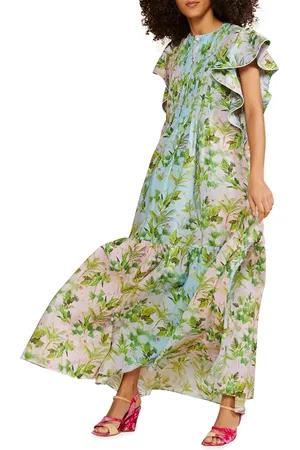 Cynthia Rowley Nairobi Tropical Caftan Dress