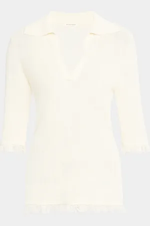 By Malene Birger Dreelo Linen-Blend Fringed Top
