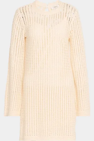 Frame The Crochet Bell Sweater Dress