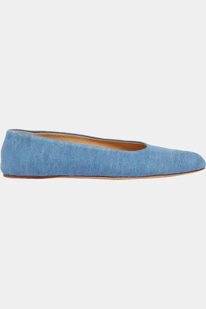 GABRIELA HEARST Andre Denim Ballerina Flats