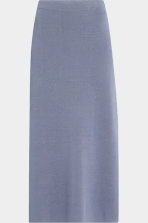By Malene Birger Roz Straight Viscose Midi Skirt