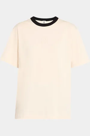 By Malene Birger Fayeh Monogram Contrast-Trim T-Shirt