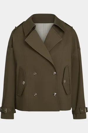 TWP Bogie Short Trench Coat