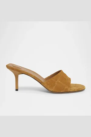 Jacquemus Les Sandales Croc-Embossed Leather Sandals