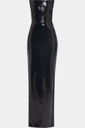 ALEX PERRY Strapless Sequin Column Gown