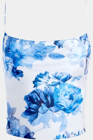 ALICE+OLIVIA Valentina Cropped Corset Top