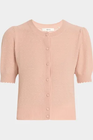 Frame The Cashmere Pointelle Cardigan