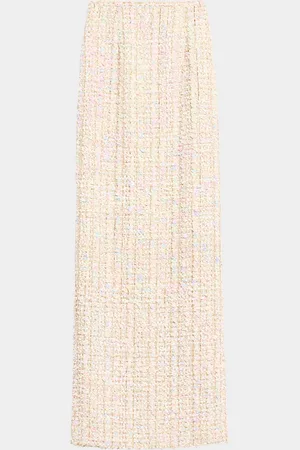 Sergio Hudson Tweed Maxi Skirt