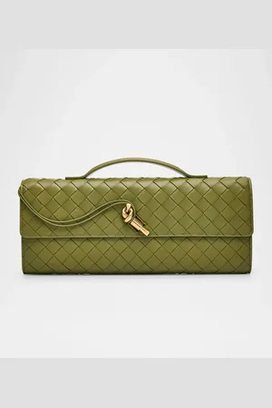 Bottega Veneta Long Andiamo Clutch Bag with Handle