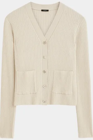 Joseph Ribbed Merino Wool Cardigan