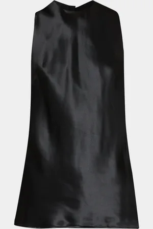Simone Rocha Bow Sleeveless Silk Halter Top