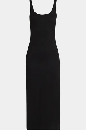 By Malene Birger Lio Ribbed Scoop-Neck Midi Dress