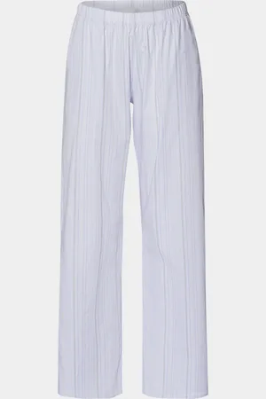 Hanro Striped Straight-Leg Cotton Lounge Pants