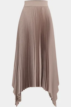 Joseph Ade Pleated Handkerchief Maxi Skirt