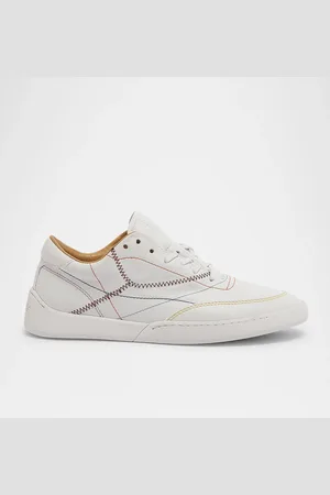 GABRIELA HEARST Ohio Multi-Stitched Leather Low-Top Sneakers