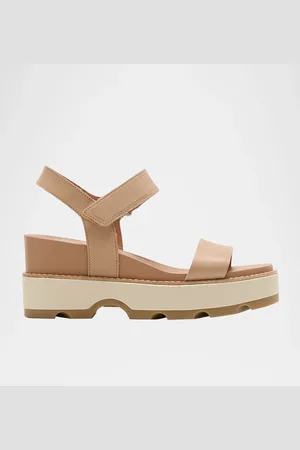 sorel Joani Leather Grip Comfort Sandals