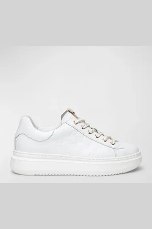Nero Giardini Clean Embossed Logo Low-Top Sneakers