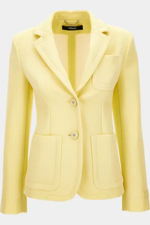 VERSACE Grain De Poudre Scuba Single-Breasted Jacket