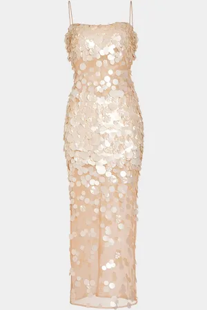 Retrofete Mischa Sequin-Embellished Sleeveless Midi Dress