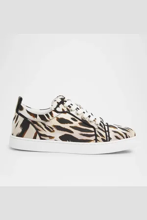 Christian Louboutin Louise Orlato Printed Satin Low-Top Sneakers