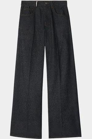 Burberry Mid-Rise Wide-Leg Jeans