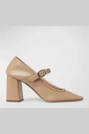 Le Monde Beryl Calfskin Mary Jane Ballerina Pumps