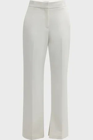 ELIE TAHARI The Daniela Scalloped Slit-Hem Pants