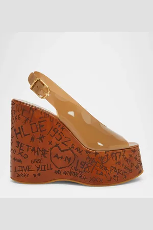Chloé Maxime Jelly Slingback Platform Sandals